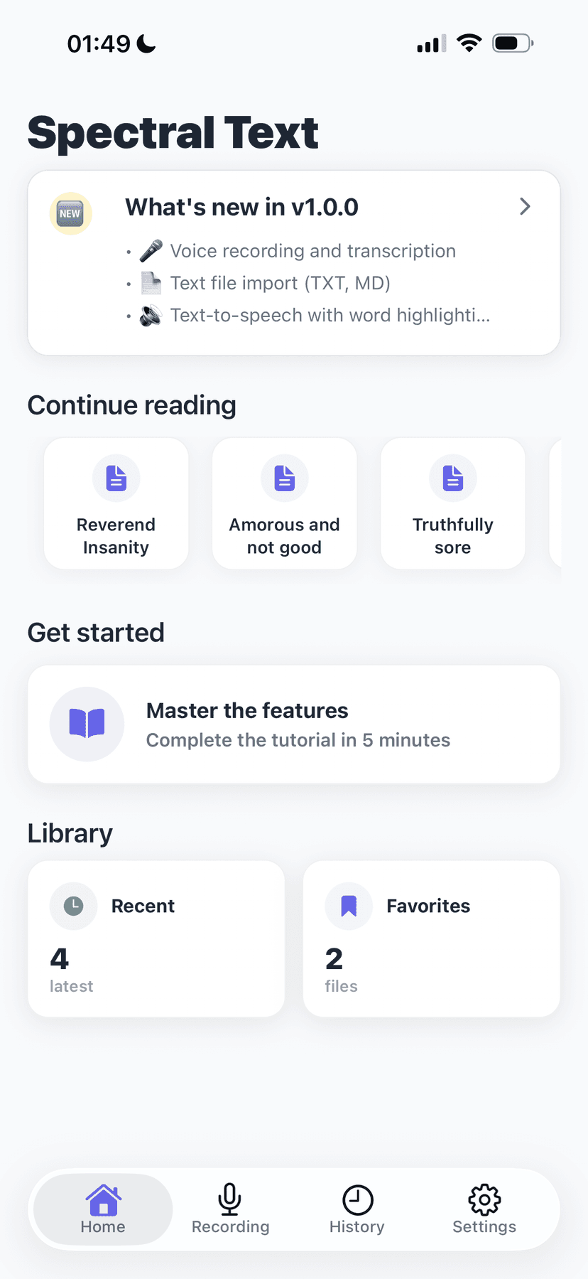 App screenshot
